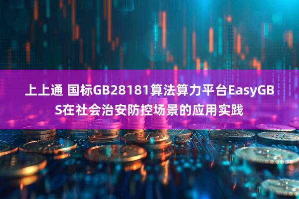 上上通 国标GB28181算法算力平台EasyGBS在社会治安防控场景的应用实践
